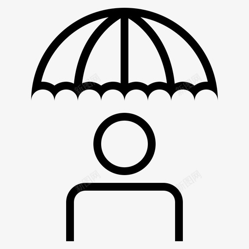 个人保险健康保险人寿保险图标svg_新图网 https://ixintu.com 个人保护 个人保险 人寿保险 健康保险