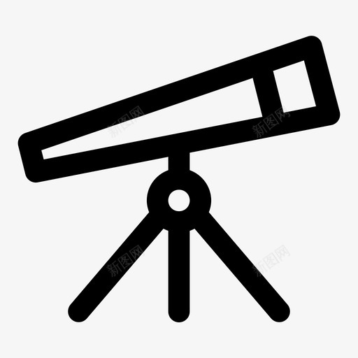 望远镜天文学太空图标svg_新图网 https://ixintu.com 天文学 太空 教育 望远镜 观星 观景