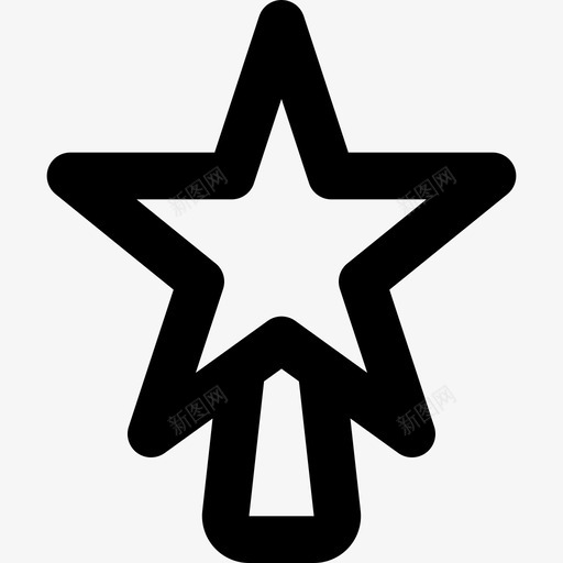 圣诞星圣诞172直线型图标svg_新图网 https://ixintu.com 圣诞172 圣诞星 直线型