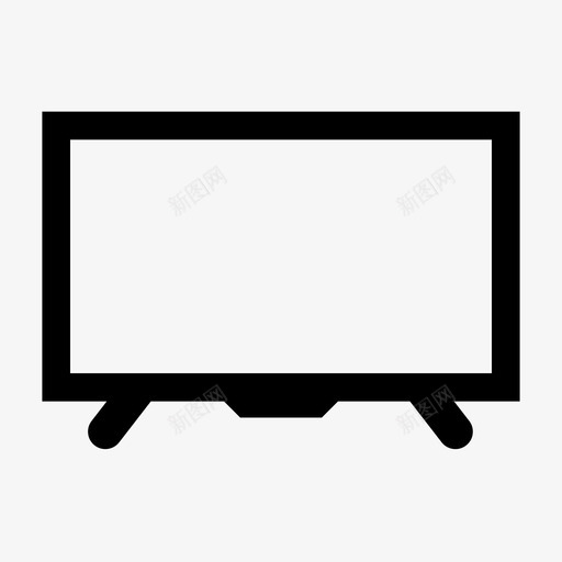 监控电视电脑桌面图标svg_新图网 https://ixintu.com 显示器 桌面 电脑 监控电视