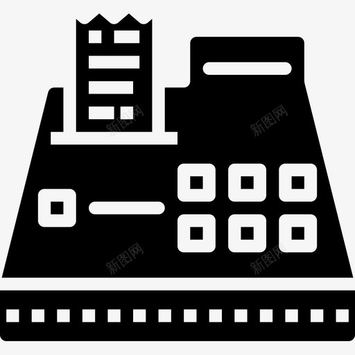 收银机购物和电子商务7填充图标svg_新图网 https://ixintu.com 填充 收银机 购物和电子商务7