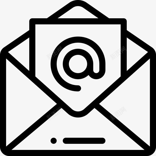 邮件电子邮件33直拨图标svg_新图网 https://ixintu.com 电子邮件33 直拨 邮件