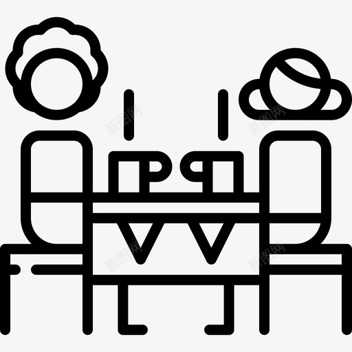 茶话会聚会和庆祝活动8直系图标svg_新图网 https://ixintu.com 直系 聚会和庆祝活动8 茶话会