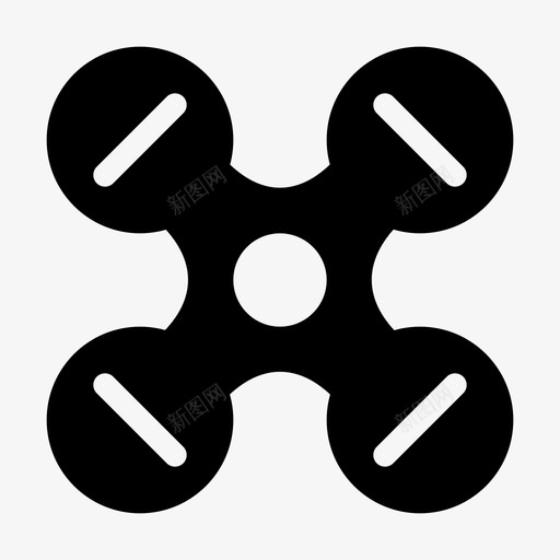 无人机天线设备图标svg_新图网 https://ixintu.com 四旋翼机 天线 小工具 平面图标运输 无人机 苍蝇 设备
