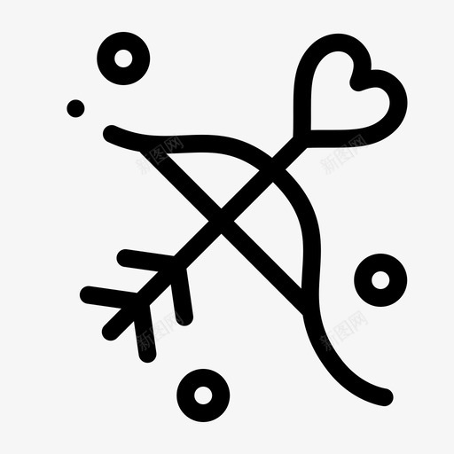 射箭弓箭爱情图标svg_新图网 https://ixintu.com 2月 婚姻 婚礼 射箭 弓箭 收藏 爱情 界面 网页