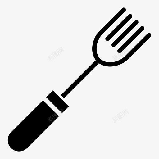 餐叉厨具图标svg_新图网 https://ixintu.com 厨具 餐叉