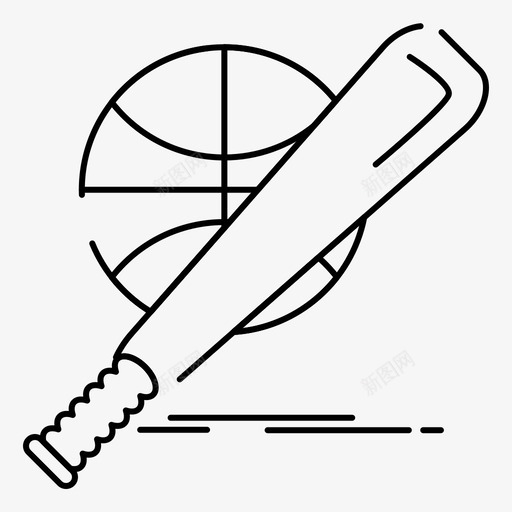 棒球篮球乐趣图标svg_新图网 https://ixintu.com 2月 v4 乐趣 体育 收集 棒球 游戏 界面 篮球 网络