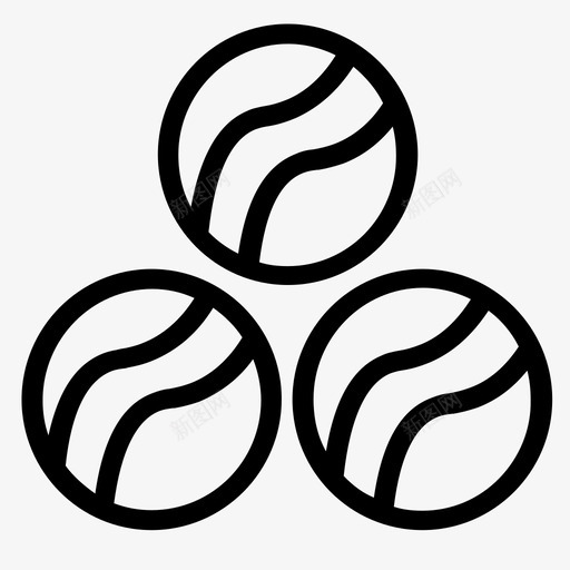 弹珠球游戏图标svg_新图网 https://ixintu.com 学校 弹珠 教育 游戏 游戏时间 球