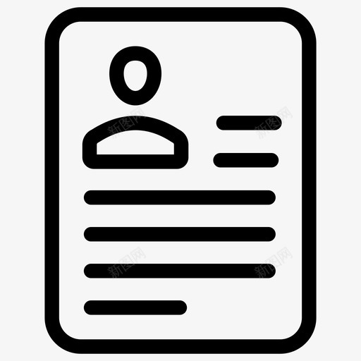 简历工作简介个人信息图标svg_新图网 https://ixintu.com 个人 会议 信息 商务 场所 工作 工作场 沟通 简介 简历 线路