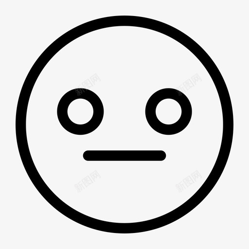 哑巴表情符号表情图标svg_新图网 https://ixintu.com 哑巴 平面 无声 表情 表情符号 表情线