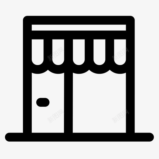 商店营销67线性图标svg_新图网 https://ixintu.com 商店 线性 营销67