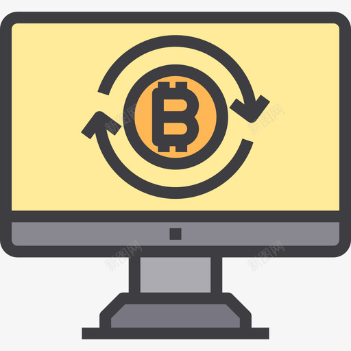 交换加密货币和比特币4线性颜色图标svg_新图网 https://ixintu.com 交换 加密货币和比特币4 线性颜色