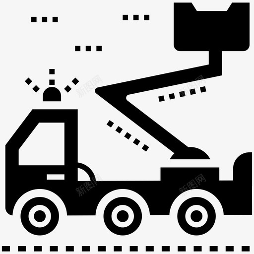 消防车急救车救援服务图标svg_新图网 https://ixintu.com 急救车 救援应急标志图标包 救援服务 消防车