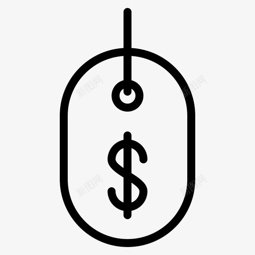 标签促销购物图标svg_新图网 https://ixintu.com 书签标签 促销 标签 购物