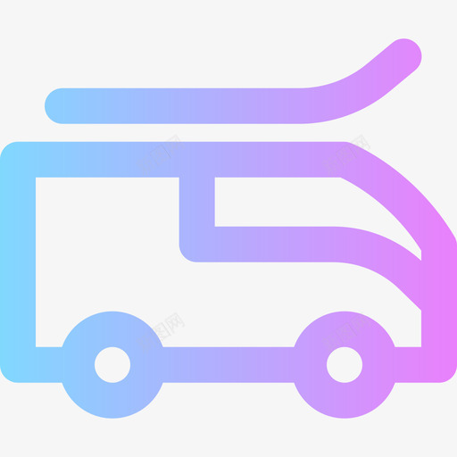 货车summer31gradient图标svg_新图网 https://ixintu.com gradient summer31 货车