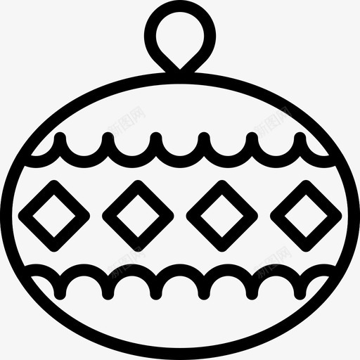 圣诞舞会假日39直线型图标svg_新图网 https://ixintu.com 假日39 圣诞舞会 直线型