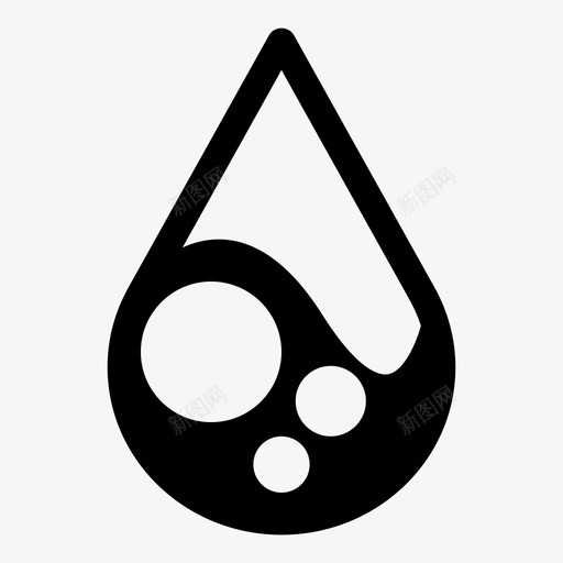 滴水水滴油图标svg_新图网 https://ixintu.com 水滴 滴水