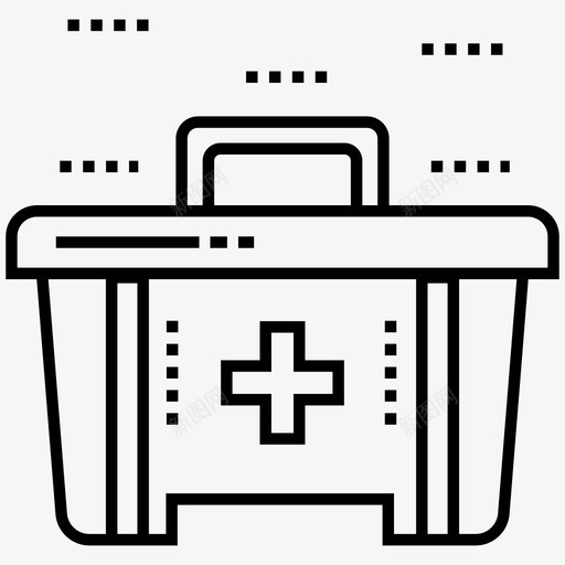 急救箱医生箱医疗箱图标svg_新图网 https://ixintu.com 医生箱 医疗箱 急救箱 救援应急线图标包 治疗箱