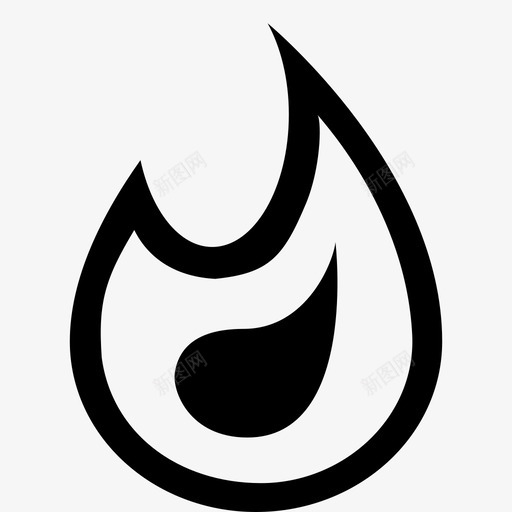 烧焦房_iconsvg_新图网 https://ixintu.com 烧焦房_icon