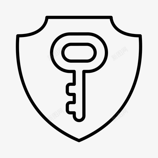 安全网络安全保安图标svg_新图网 https://ixintu.com 保安 安全 网络安全