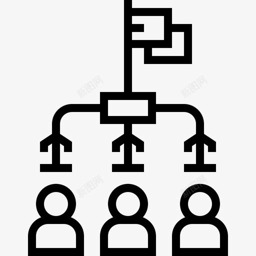 竞争成就旗帜图标svg_新图网 https://ixintu.com 商业成功 团队 工作 成功 成就 旗帜 竞争