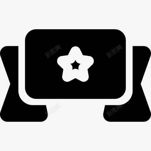 横幅获胜4已填充图标svg_新图网 https://ixintu.com 已填充 横幅 获胜4