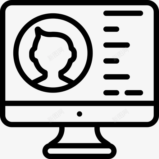 用户配置文件组人员图标svg_新图网 https://ixintu.com smashicons 人员 团队 大纲 用户 配置文件