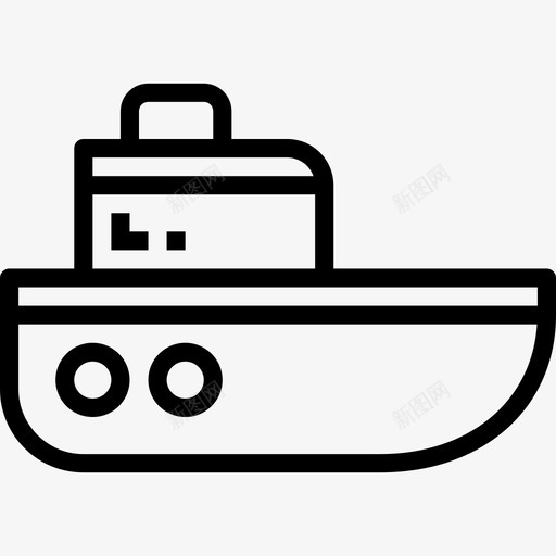 船驱动直线图标svg_新图网 https://ixintu.com 直线 驱动