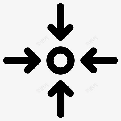 收集压缩最小化图标svg_新图网 https://ixintu.com 压缩 收集 最小化