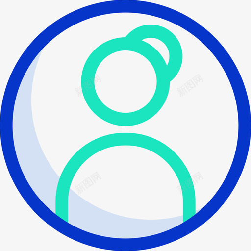 用户基本图标轮廓颜色svg_新图网 https://ixintu.com 基本图标 用户 轮廓颜色
