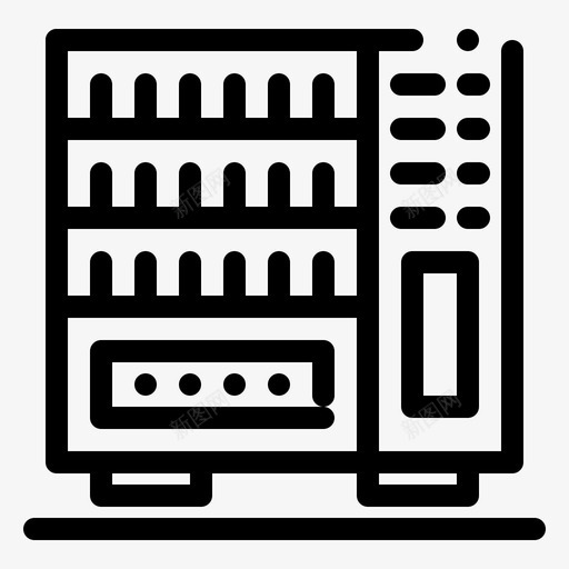 自动售货机抽屉室内图标svg_新图网 https://ixintu.com feb 室内 抽屉 界面 系列 网页 自动售货机 衣柜