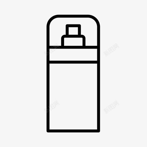 发胶美容化妆品图标svg_新图网 https://ixintu.com 个人护理 化妆品 发胶 沙龙 美容