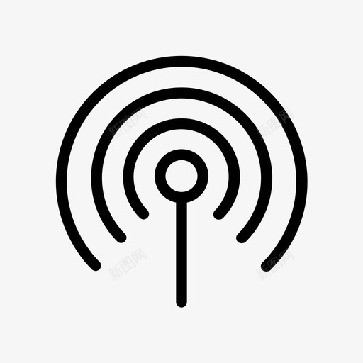wifi互联网连接调制解调器图标svg_新图网 https://ixintu.com wifi wifi互联网 在线 调制解调器 连接