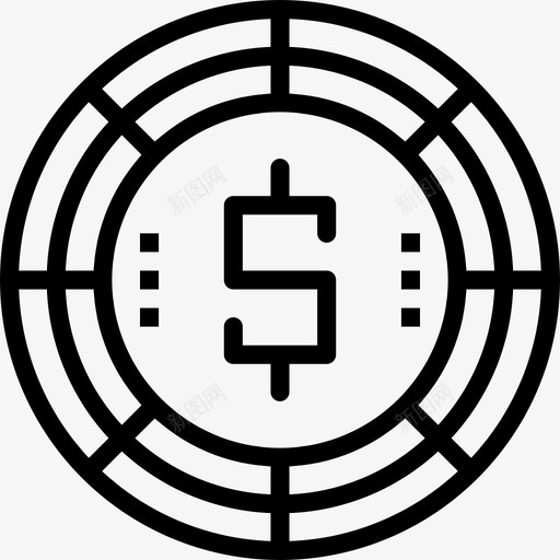 扑克筹码37号赌场直线型图标svg_新图网 https://ixintu.com 37号 扑克 直线 筹码 线型 赌场