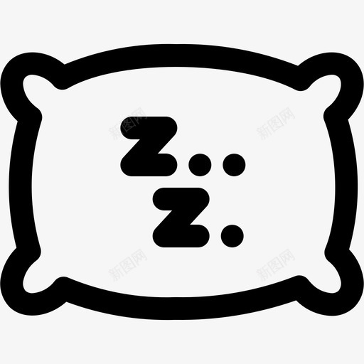 睡眠枕床饮食图标svg_新图网 https://ixintu.com 健康 睡眠 饮食