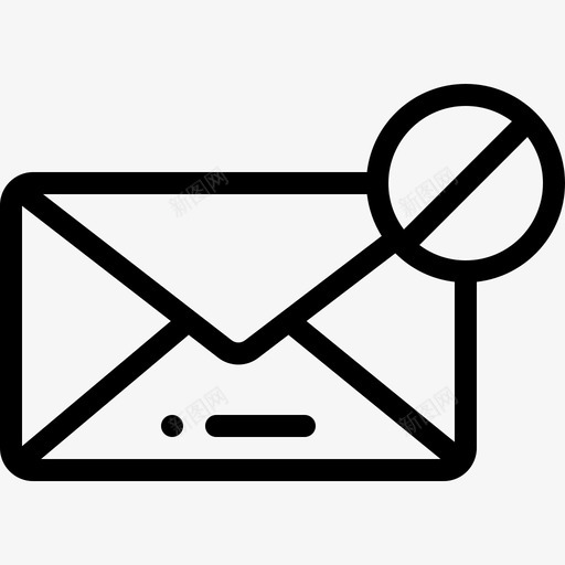 电子邮件电子邮件33直线图标svg_新图网 https://ixintu.com 电子邮件 电子邮件33 直线