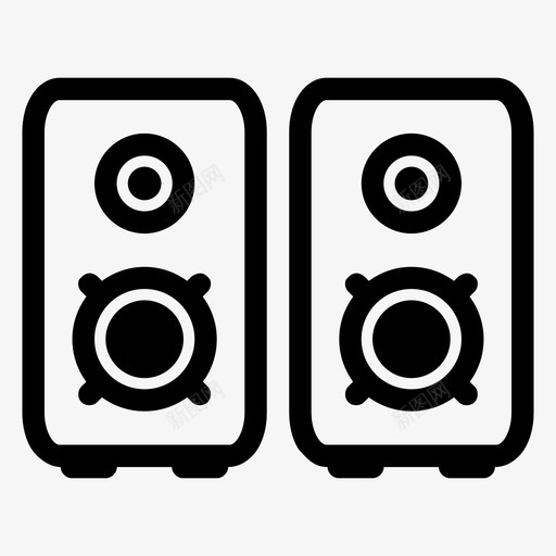 音响系统音响音乐图标svg_新图网 https://ixintu.com 扬声器 系统 音乐 音乐剧 音响 音调