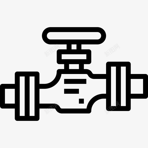阀门工业48线性图标svg_新图网 https://ixintu.com 工业 线性 阀门