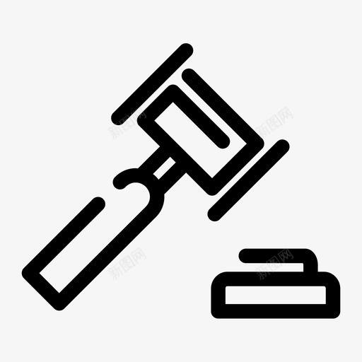 哈默法官拍卖法律图标svg_新图网 https://ixintu.com 哈默法官 安全 拍卖 杂项 法律