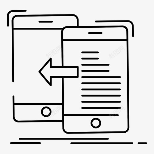 数据管理移动图标svg_新图网 https://ixintu.com web界面febcollectionv4 传输 数据 移动 管理