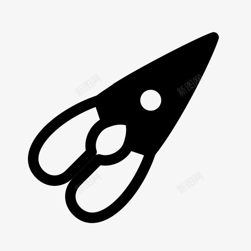 厨房剪刀剪刀厨房剪图标svg_新图网 https://ixintu.com 剪刀 厨房剪 厨房剪刀 厨房平面图标 缝纫