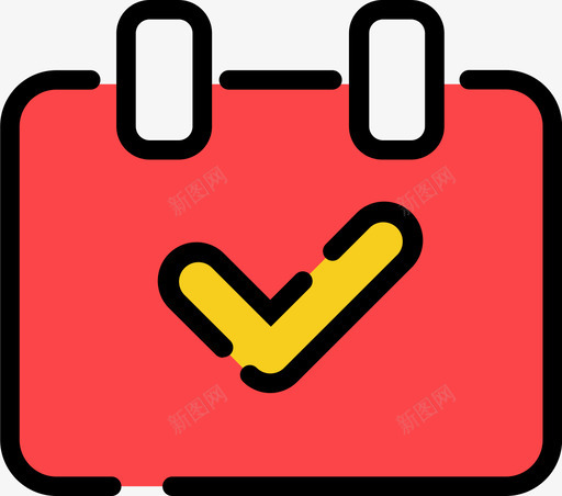 报名-选中svg_新图网 https://ixintu.com 报名-选中 资源 35 多色 可爱 填充 线性