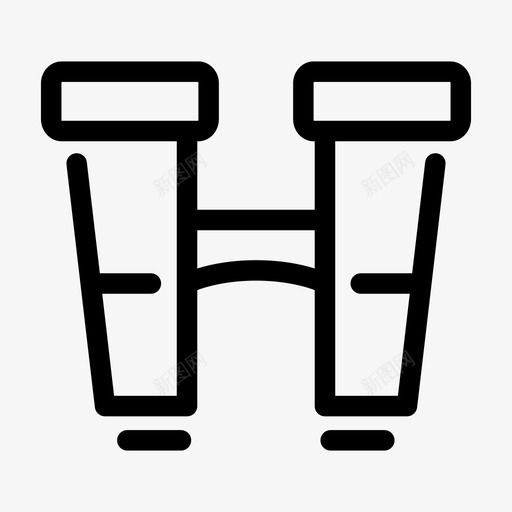 双筒望远镜特写眼睛图标svg_新图网 https://ixintu.com 其他 双筒望远镜 望远镜 特写 看 眼睛