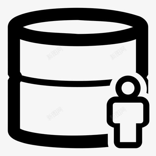 数据库用户配置人员图标svg_新图网 https://ixintu.com 人员 数据库用户 配置 配置文件