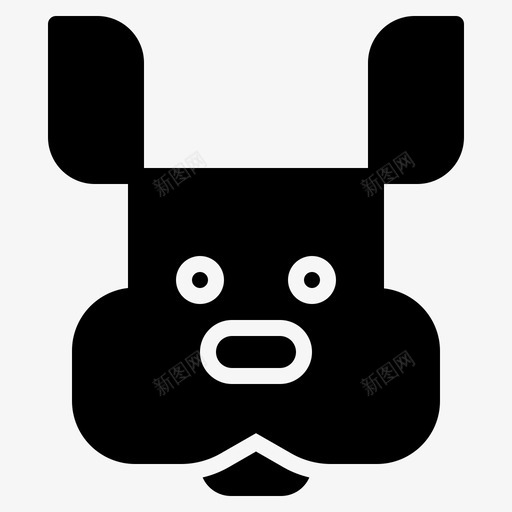 兔子中国文化图标svg_新图网 https://ixintu.com 中国 中国十二生肖字形 兔子 十二生肖 文化