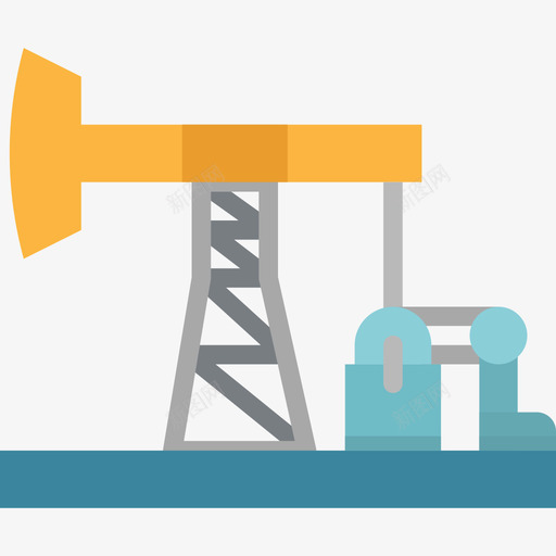 Pumpjack9月能源3号扁平图标svg_新图网 https://ixintu.com 3号 9月 Pumpjack 扁平 能源