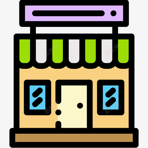 商店电子商务82线性颜色图标svg_新图网 https://ixintu.com 商店 电子商务82 线性颜色