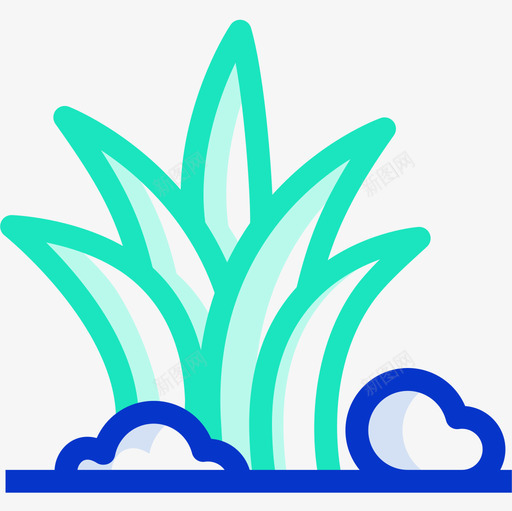 植物自然62轮廓颜色图标svg_新图网 https://ixintu.com 植物 自然62 轮廓颜色