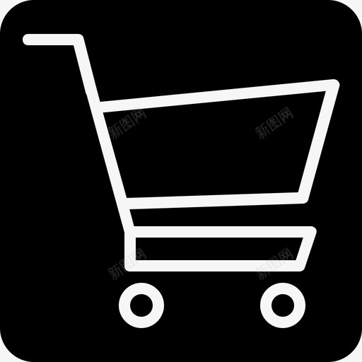 商店盒子快递图标svg_新图网 https://ixintu.com 商店 快递 手推车 盒子 超市