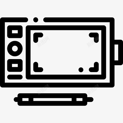 平板电脑网页98线性图标svg_新图网 https://ixintu.com 平板电脑 线性 网页设计98